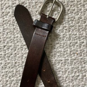 Vintage brown leather belt